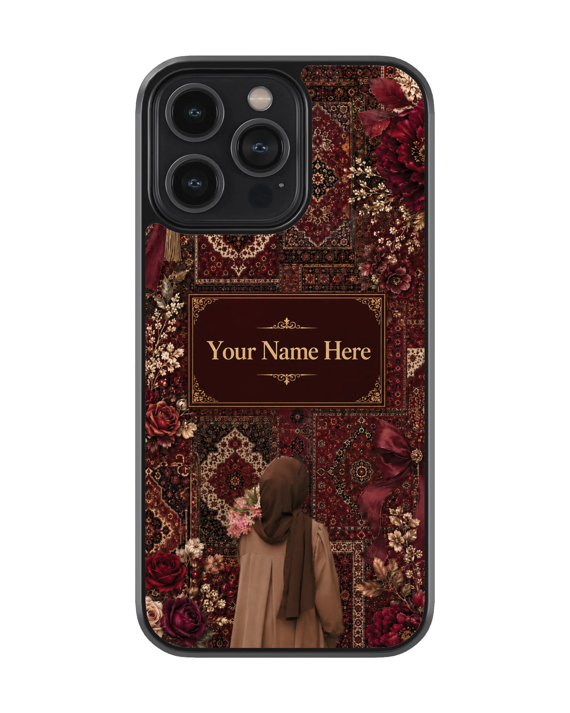 customized-brown-floral-islamic-mobile-covers-available-for-all-devices