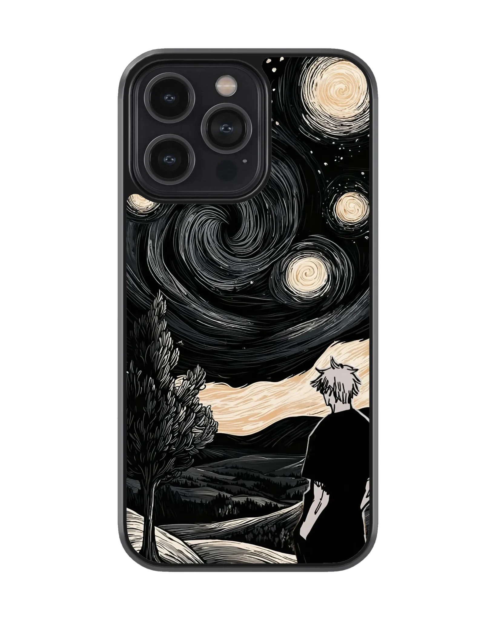 Aesthetic Gojo Staring Sky (Anime Mobile Cover) | Available For All Devices