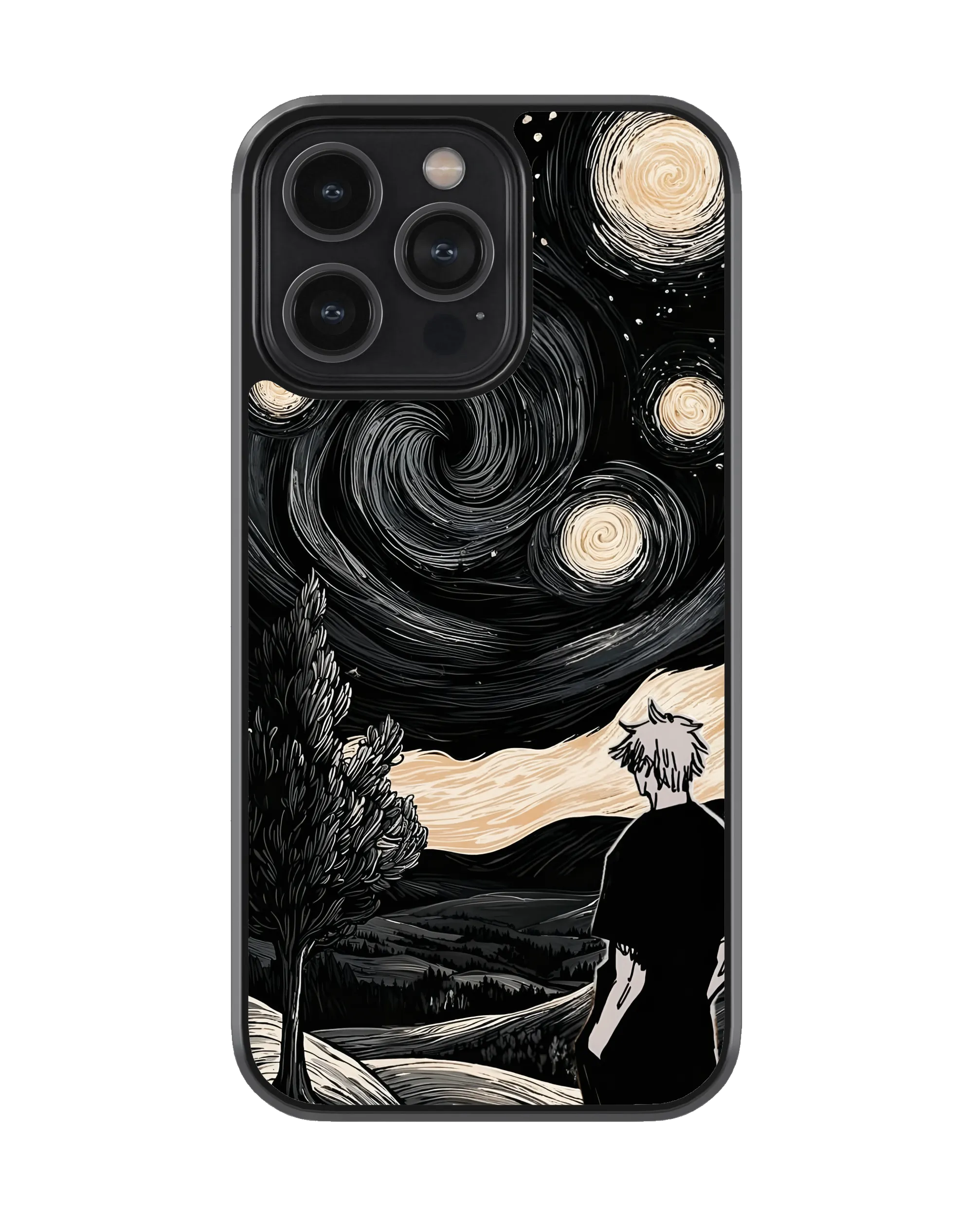 Aesthetic Gojo Staring Sky (Anime Mobile Cover) | Available For All Devices