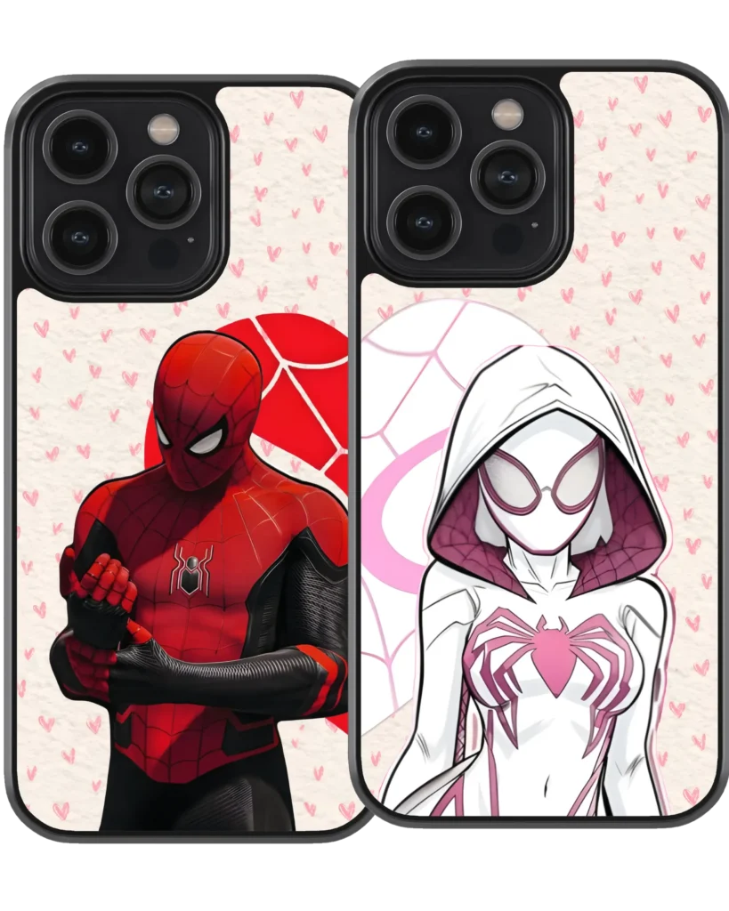 Spider Love-Matching Couple Cover Set | Available For All Devices