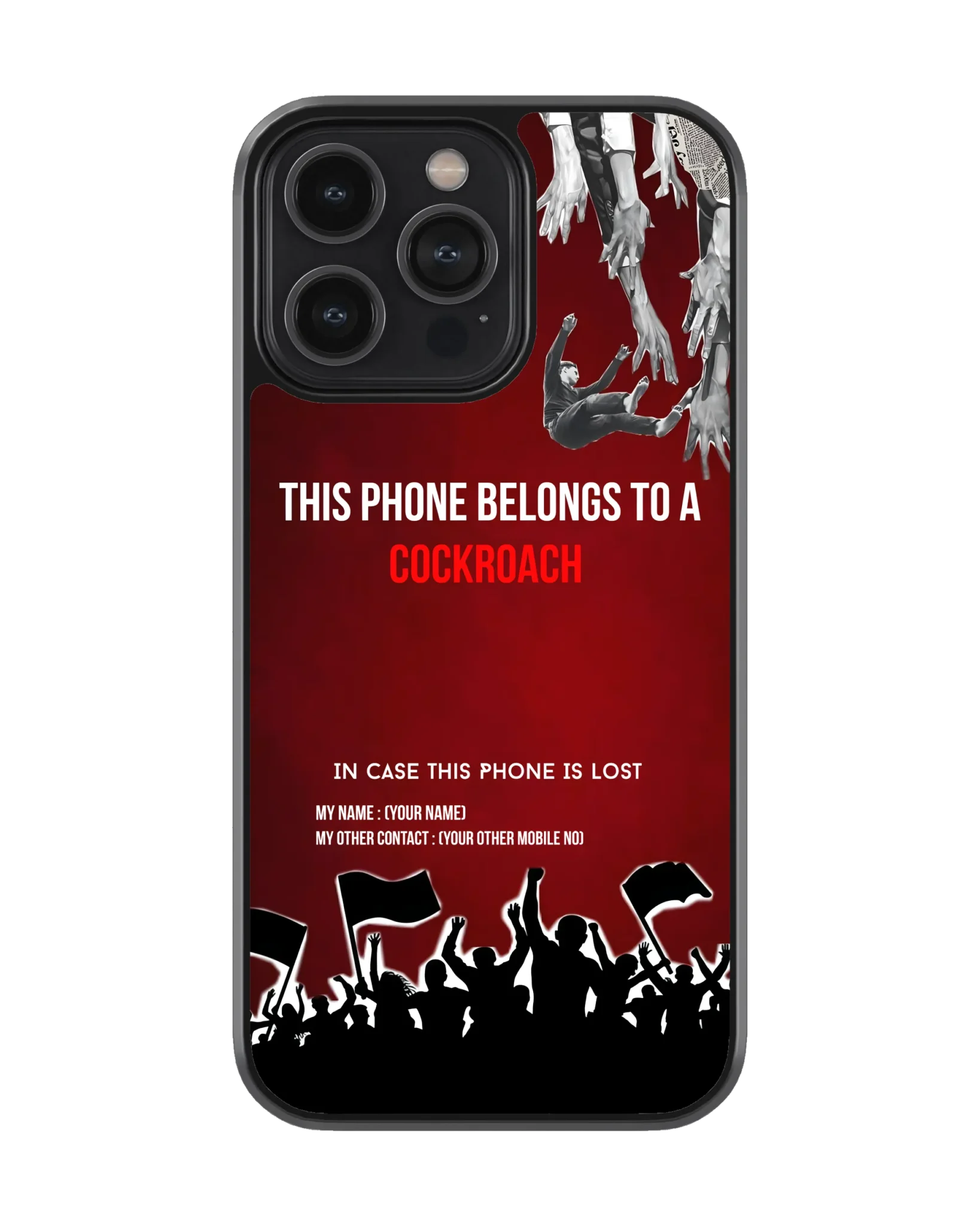 In Case Of Lost (Protest Mobile Cover) | Available For All Devices