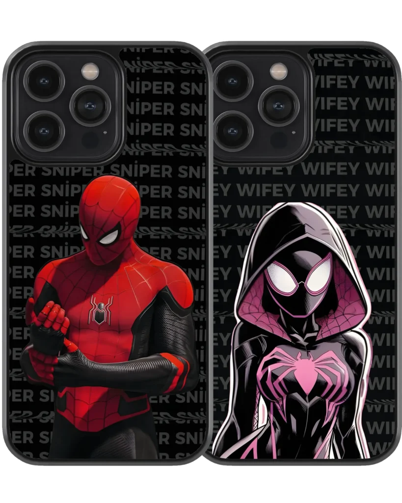 Spider Wifey & Sniper_3-Matching Couple Cover Set | Available For All Devices