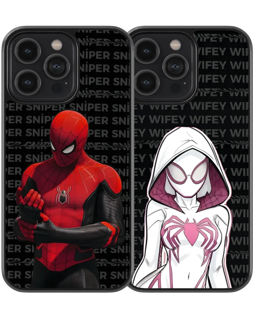 Spider Wifey & Sniper-Matching Couple Cover Set | Available For All Devices