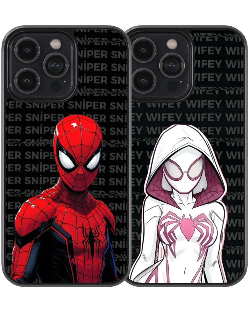 Spider Wifey & Sniper_2-Matching Couple Cover Set | Available For All Devices