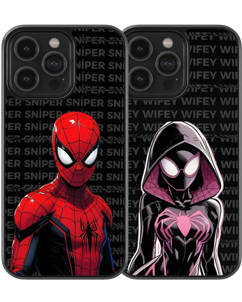 Spider Wifey & Sniper_4-Matching Couple Cover Set | Available For All Devices