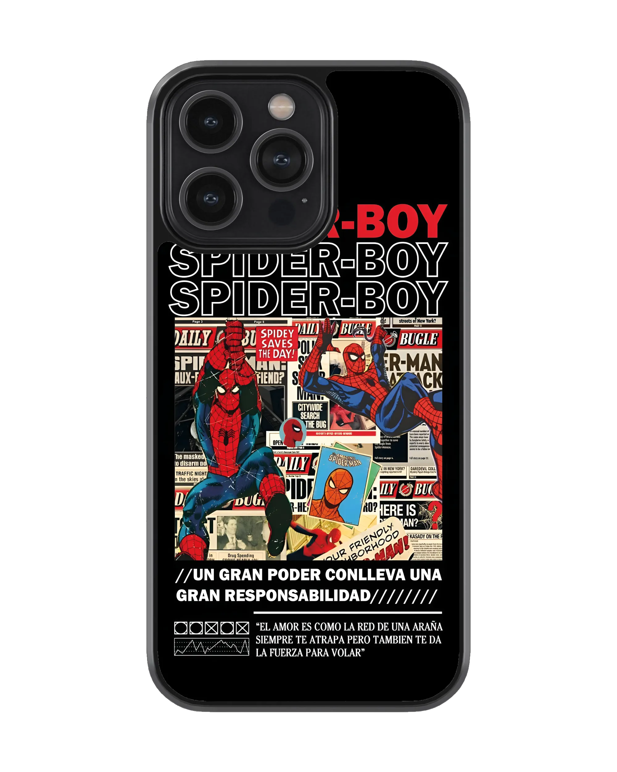 Spider-Boy & Spider-Girl-Matching Couple Cover Set | Available For All Devices