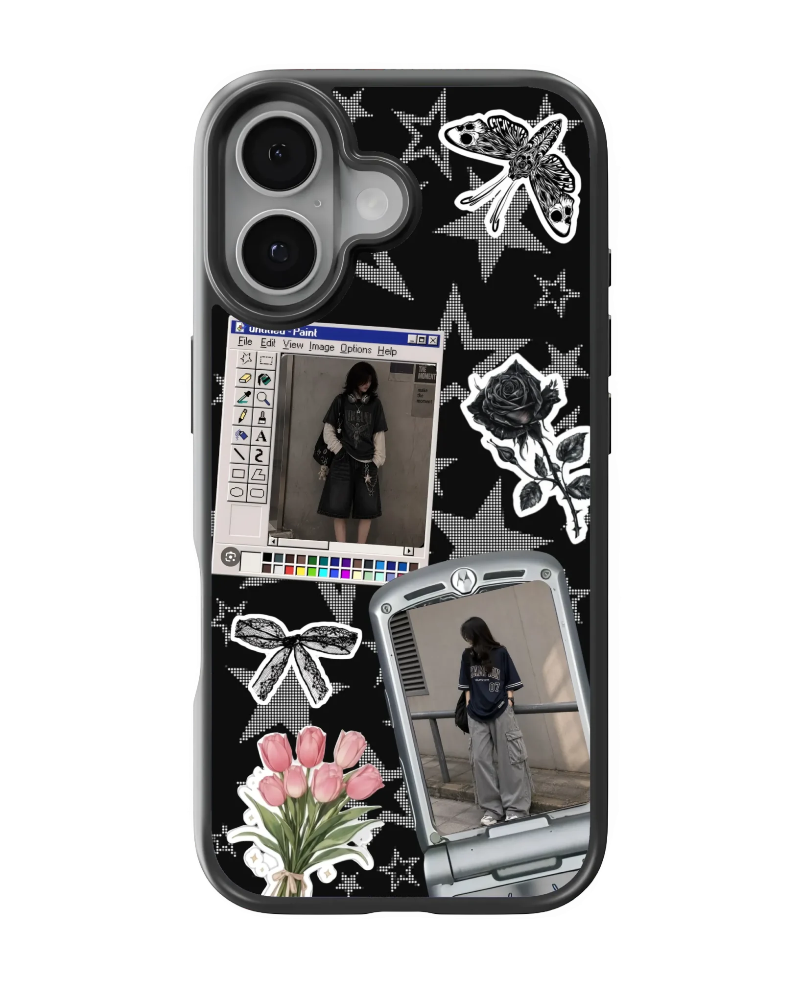 Gothic Y2K Tech Collage (Customized Mobile Cover) | Available For All Devices