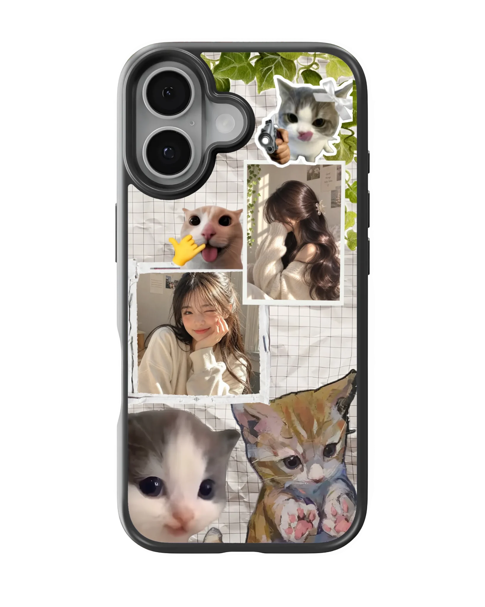 Funny Cat Collage (Customized Mobile Cover) | Available For All Devices