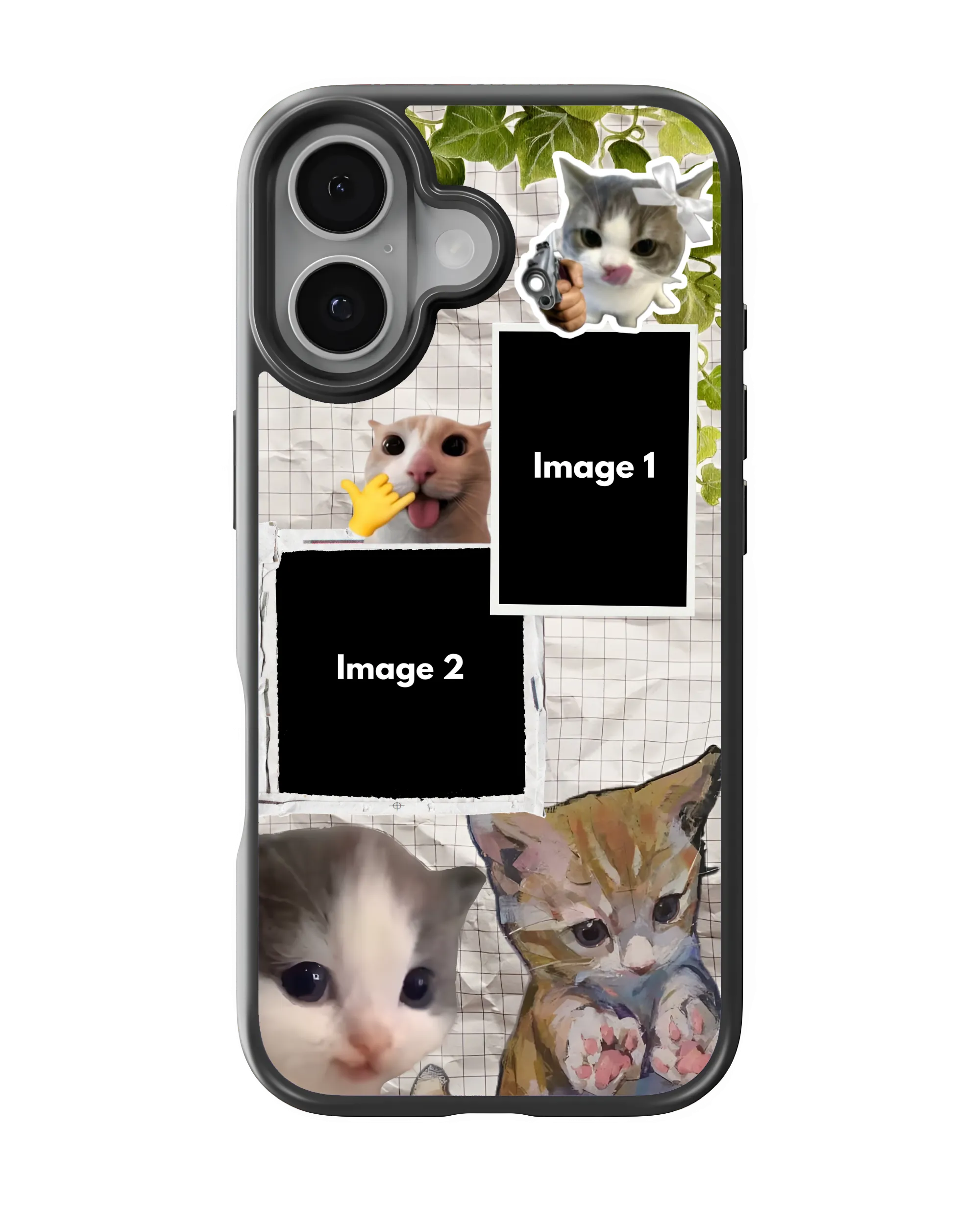 Funny Cat Collage (Customized Mobile Cover) | Available For All Devices