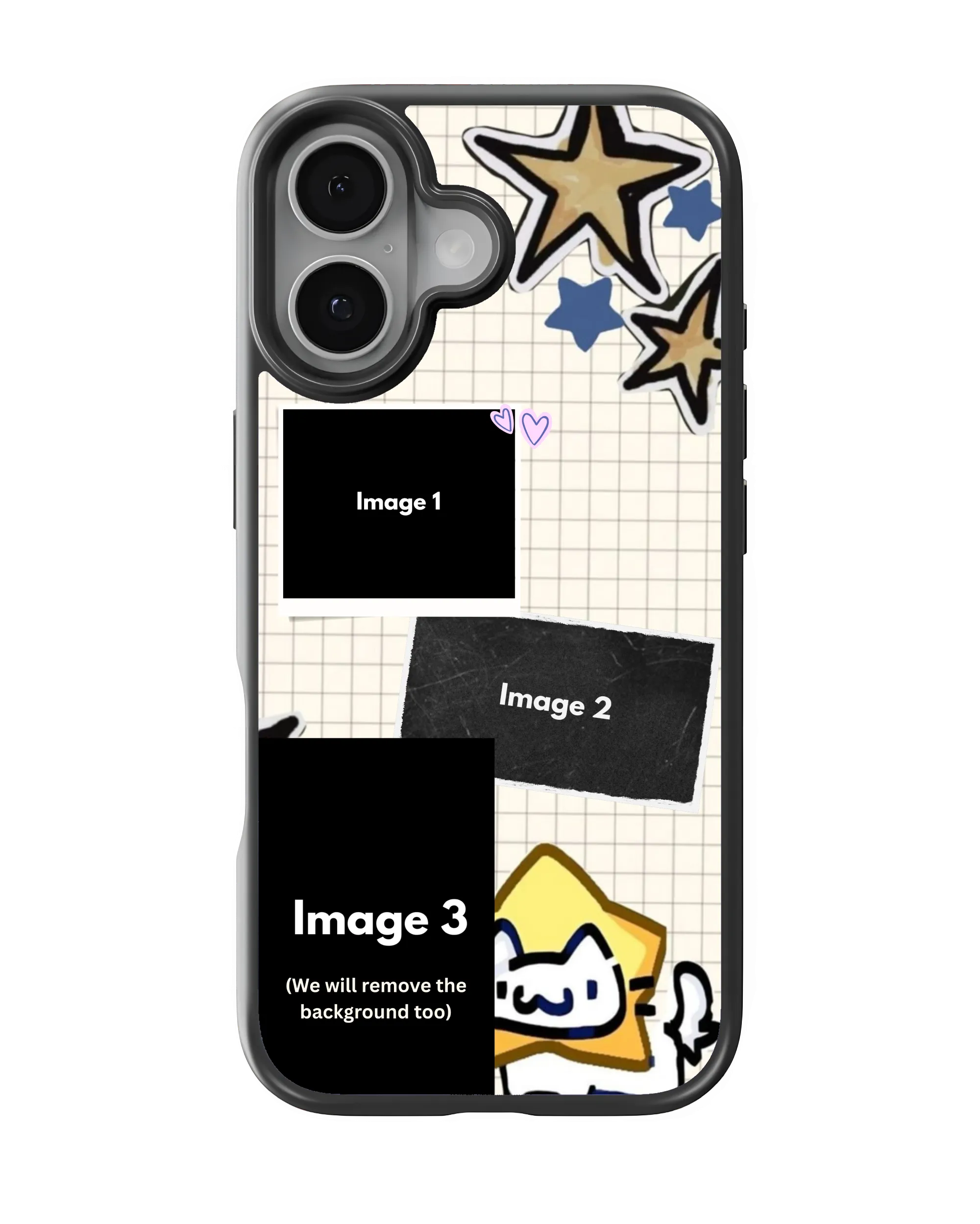 Cute Star Cat Scrapbook (Customized Mobile Cover) | Available For All Devices
