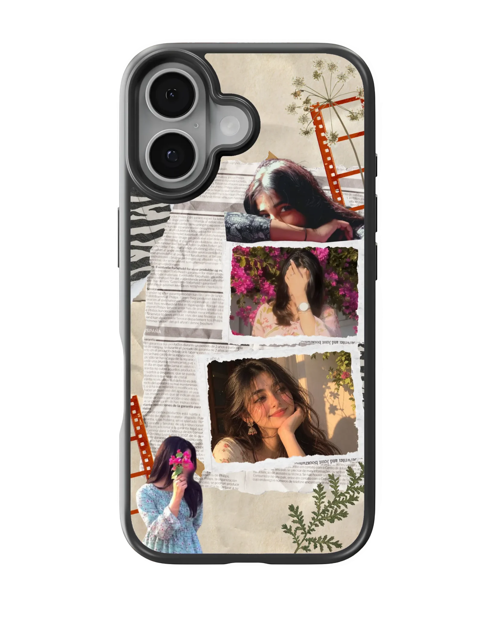Vintage Newspaper Scrapbook (Customized Mobile Cover) | Available For All Devices