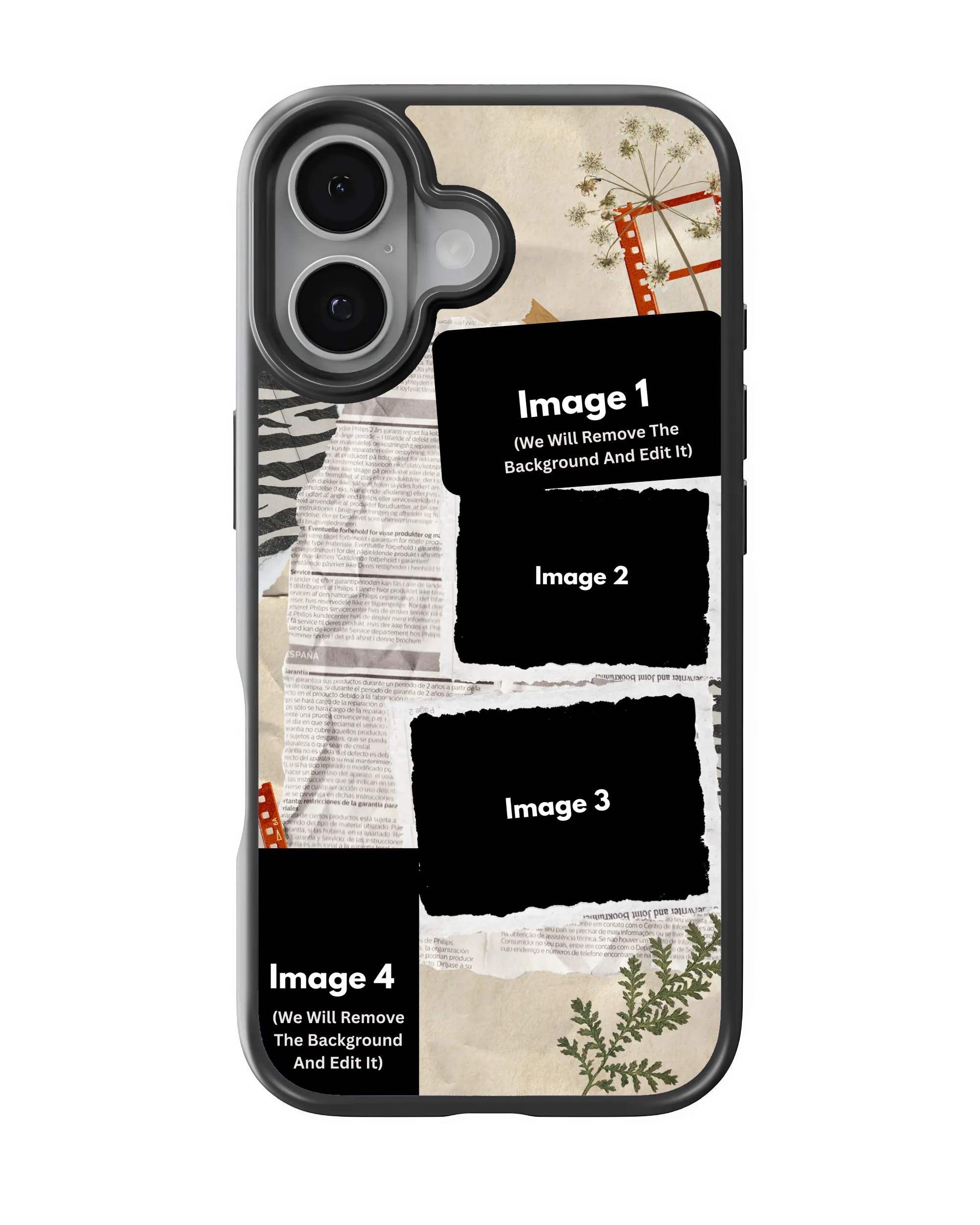 Vintage Newspaper Scrapbook (Customized Mobile Cover) | Available For All Devices