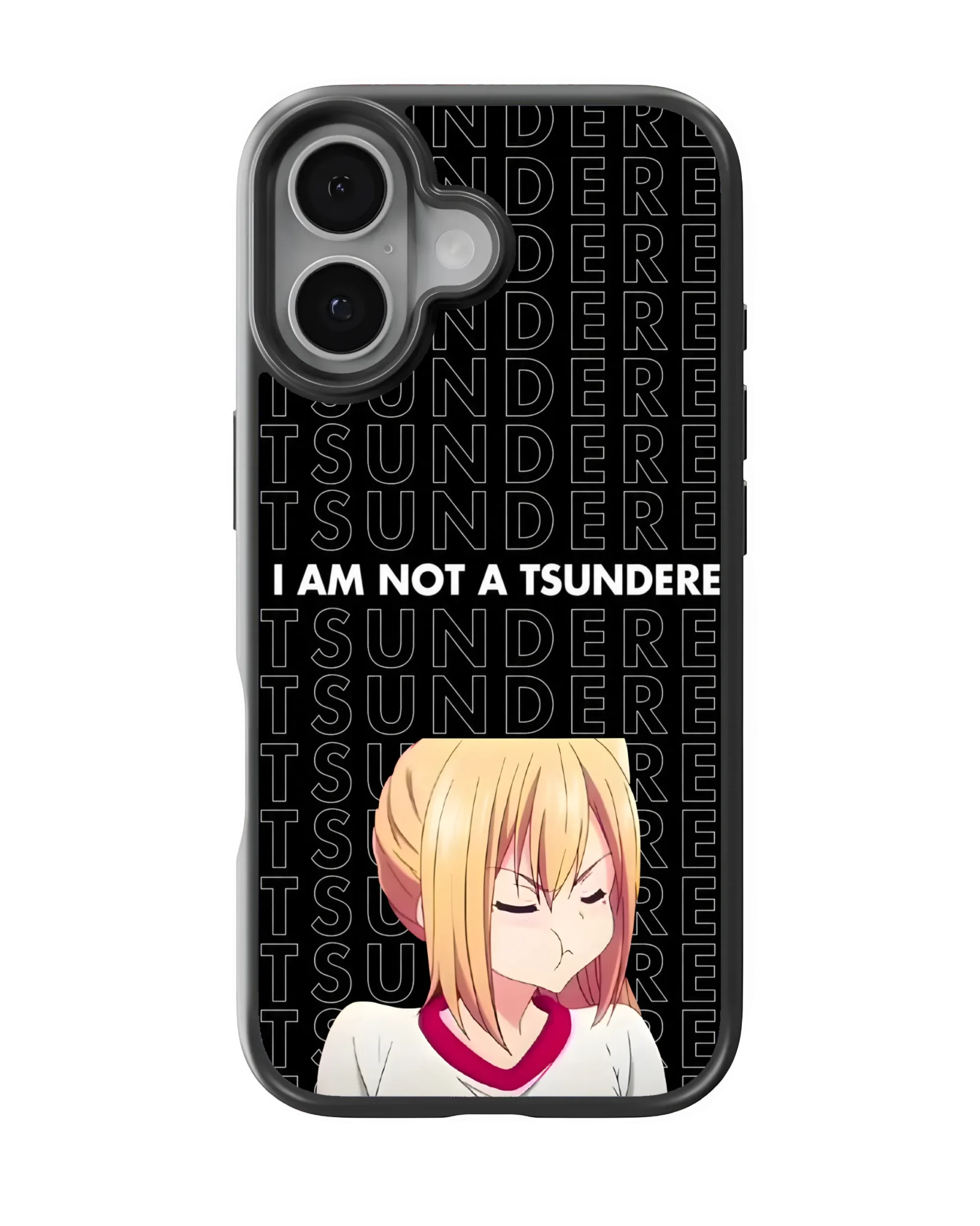 Not A Tsundere Cover 😤 (Customized Mobile Cover) | Available For All Devices