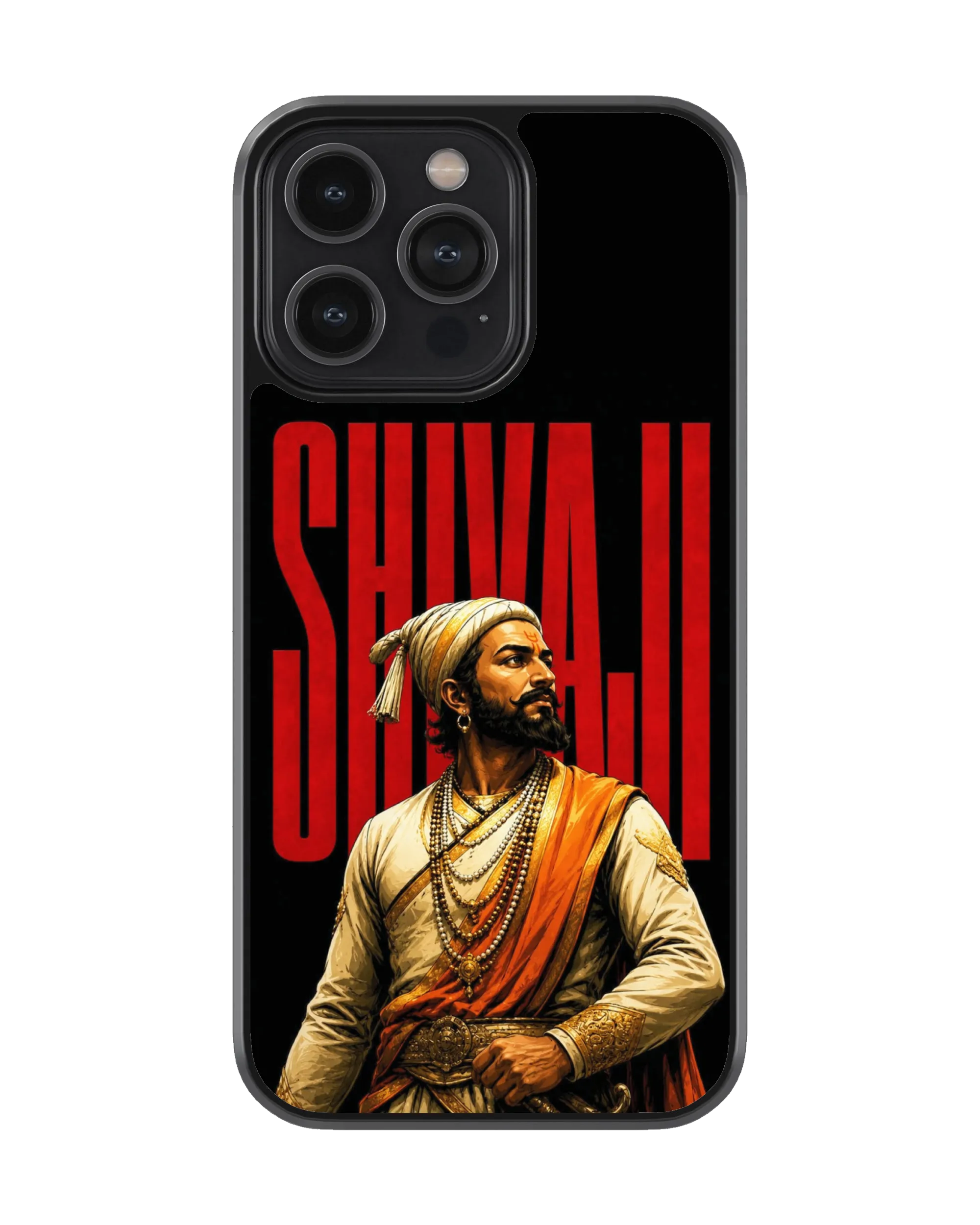 Red Royal Shivaji Maharaj (Spiritual Mobile Covers) | Available For All Devices