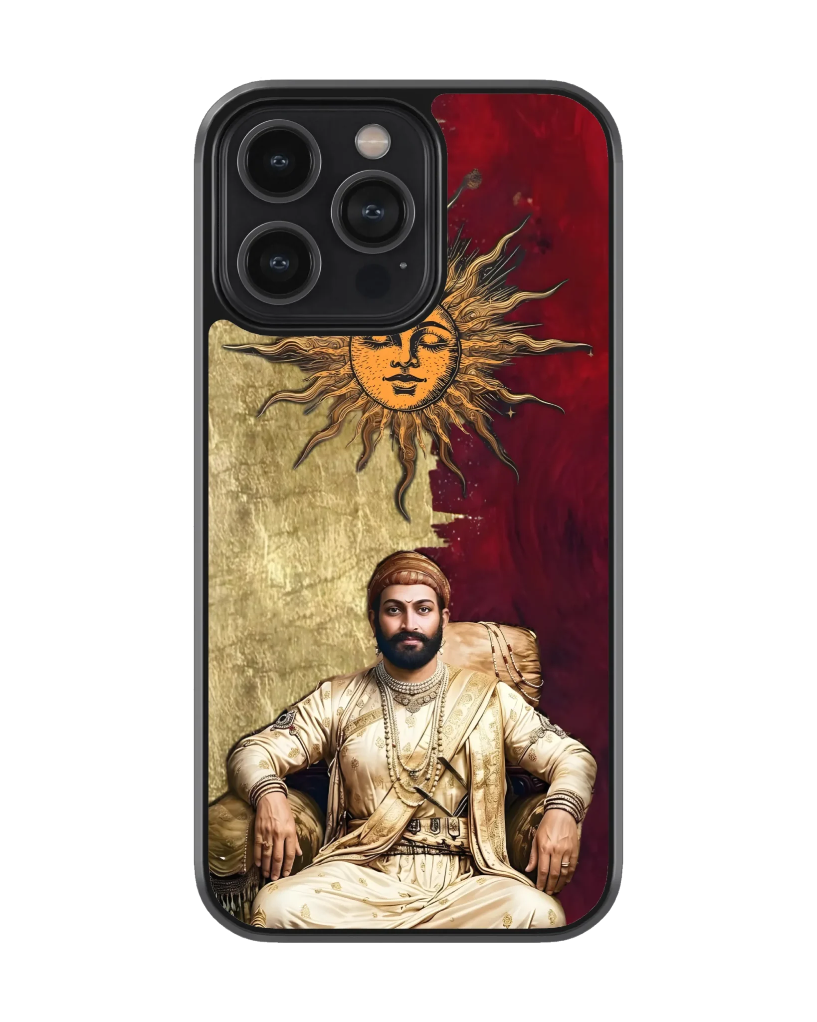 Shivaji Maharajs Golden Throne (Spiritual Mobile Covers) | Available For All Devices