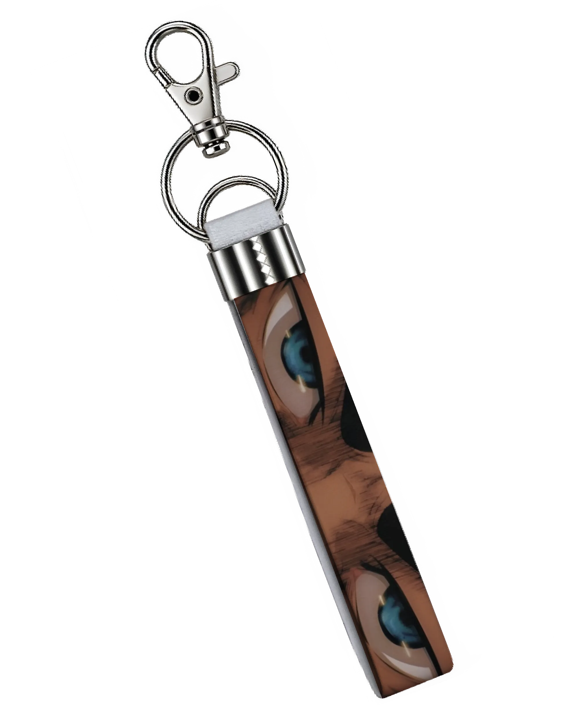 Erehhh & Mikasa Eyes | Fabric Keychain | Front & Back Printed