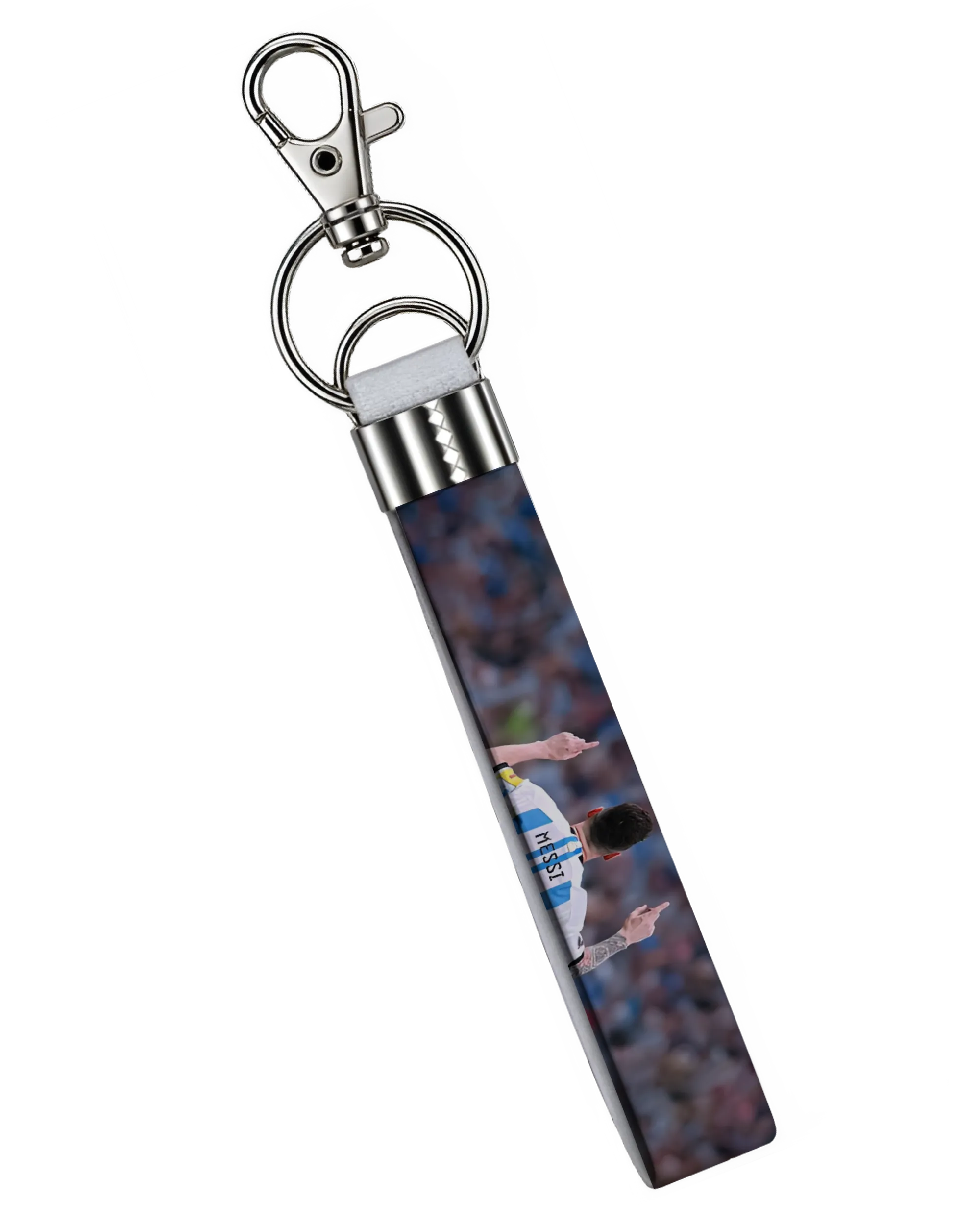 Messi | Fabric Keychain | Front & Back Printed